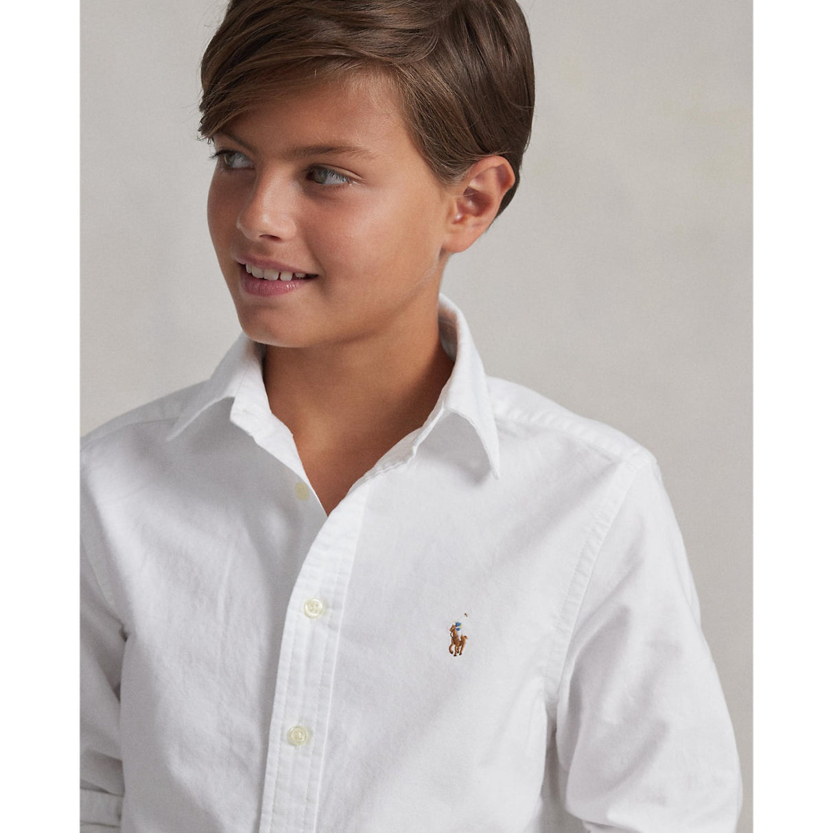 Polo Ralph Lauren White Boy Sport Shirt