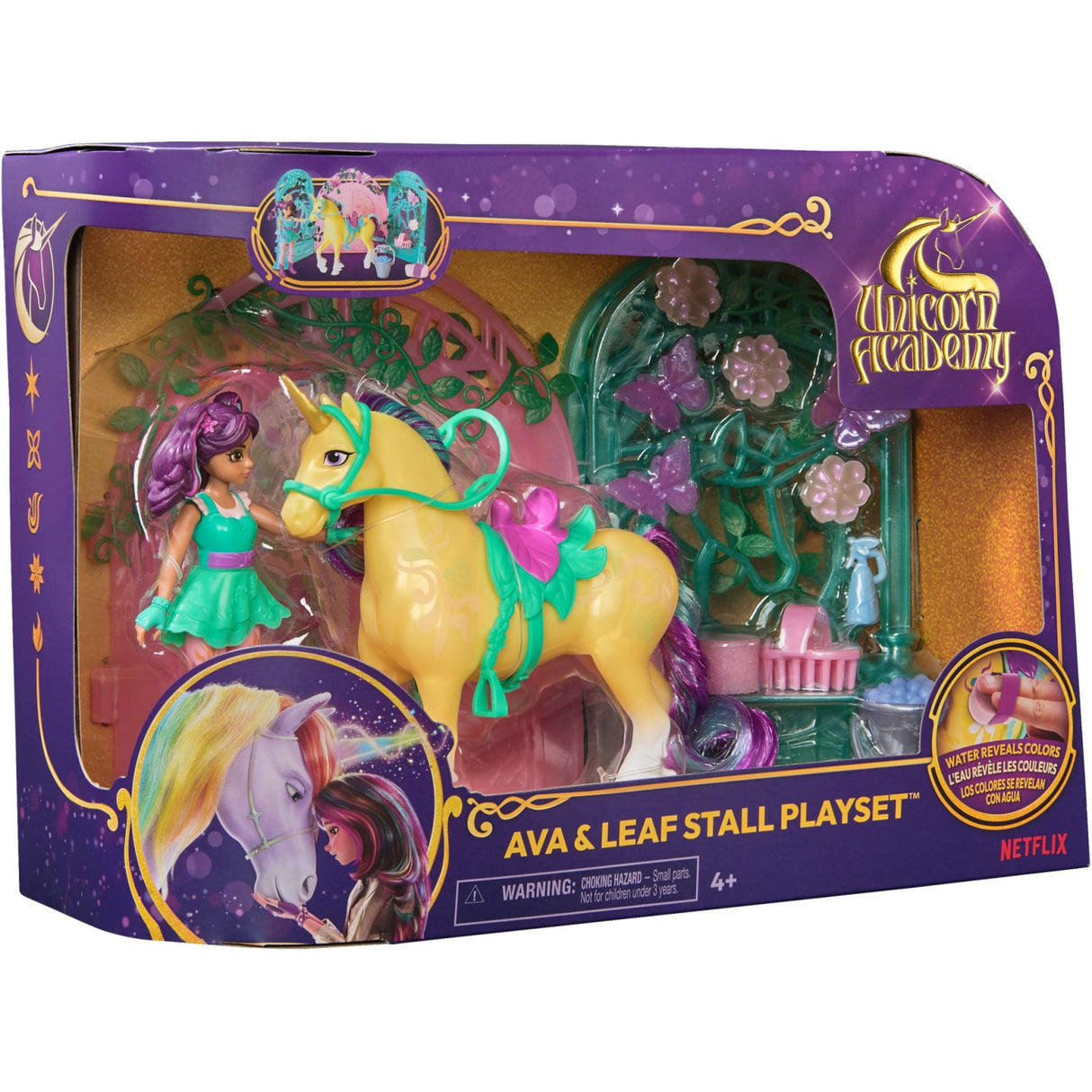 Unicorn Academy Ava & Leaf Stall Playset