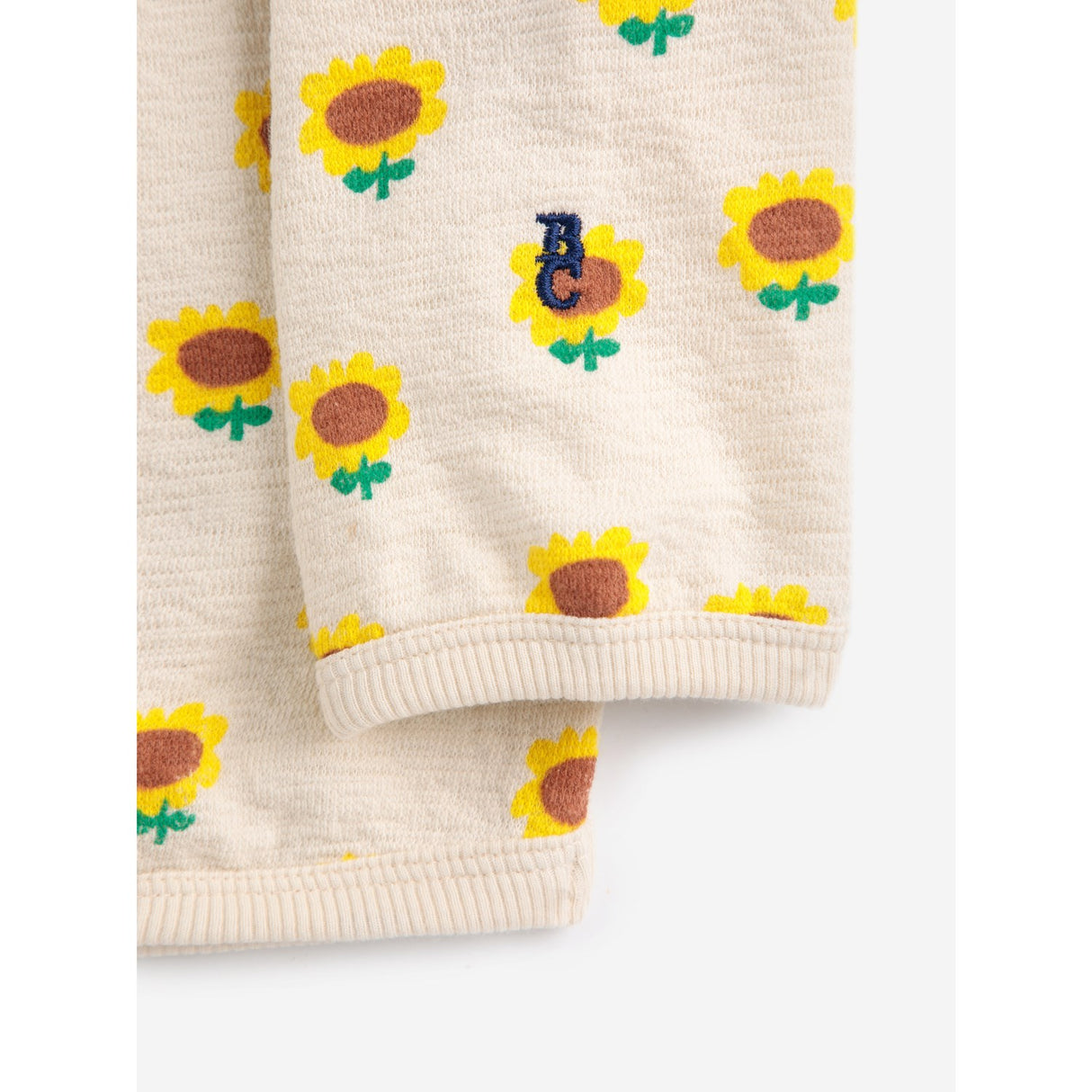 Bobo Choses Beige Sunflower All Over Sweatshirt