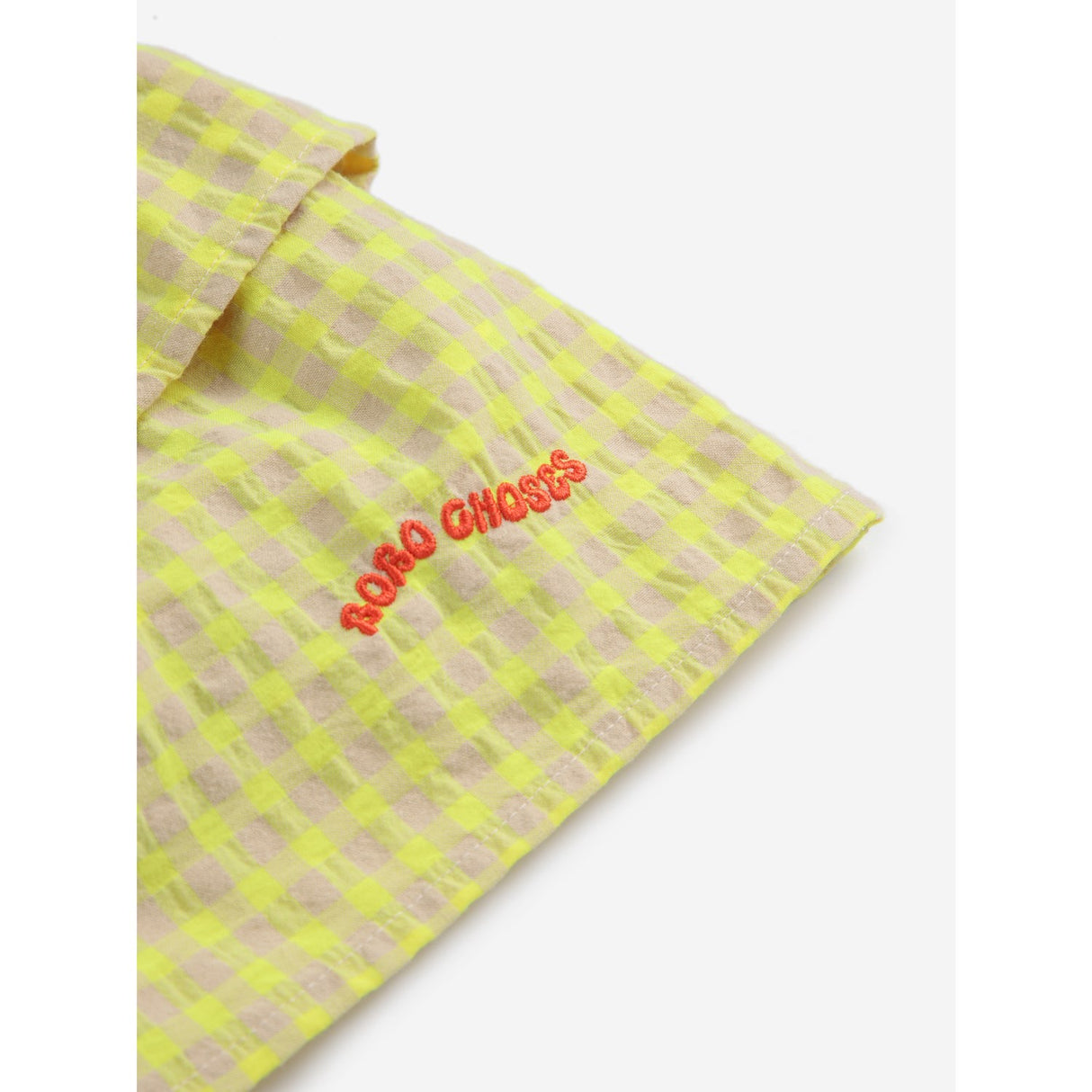 Bobo Choses Multicolor Vichy Ruffle Skirt