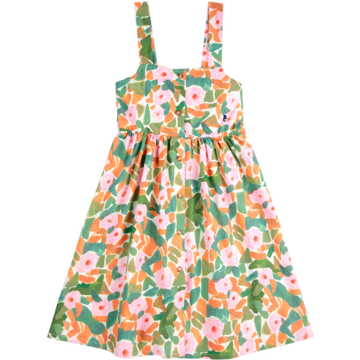Bobo Choses Multicolor Floral Strap Dress