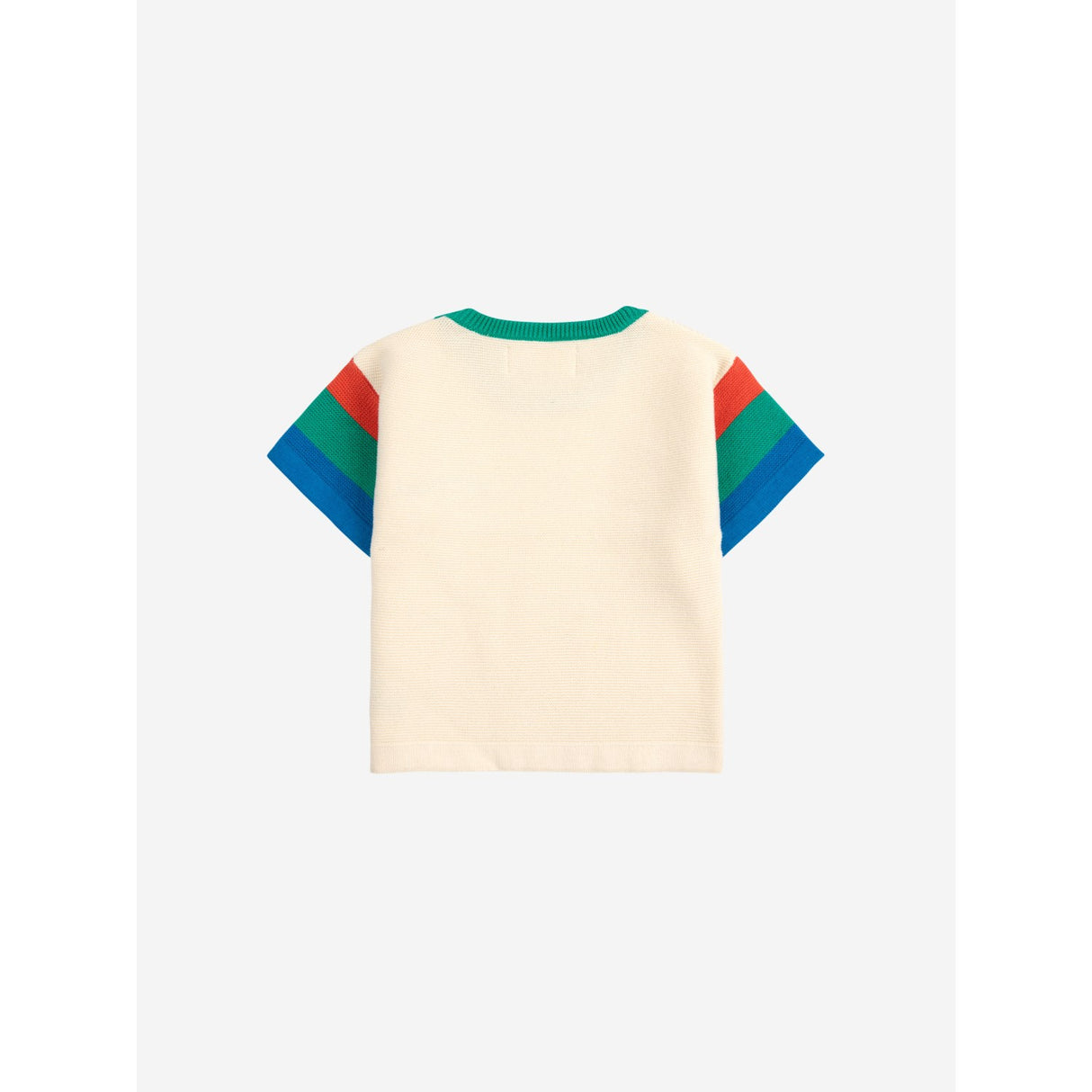 Bobo Choses Offwhite Color Block Knitted T-Shirt