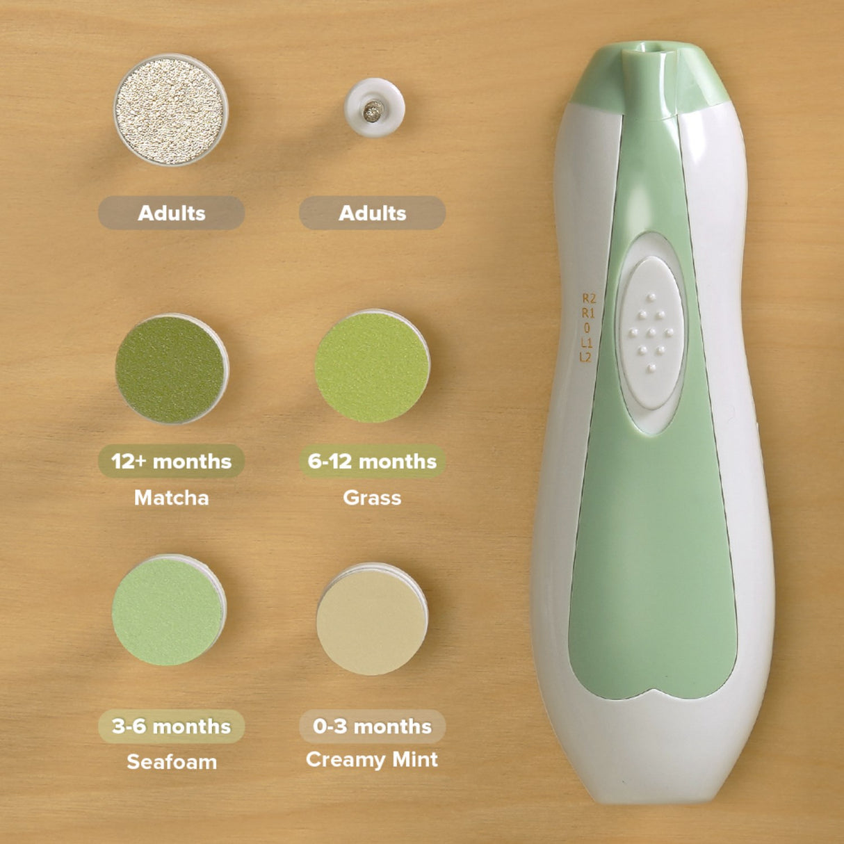 Haakaa Meadow Electric Baby Nail File