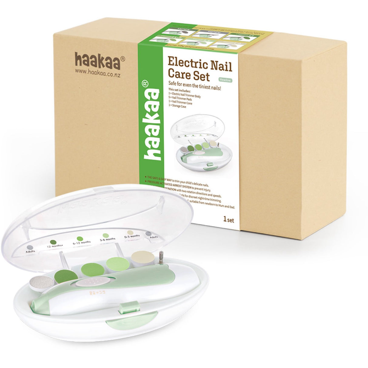 Haakaa Meadow Electric Baby Nail File