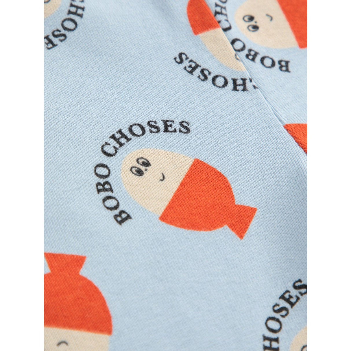 Bobo Choses Light Blue Morning Egg All Over Leggings