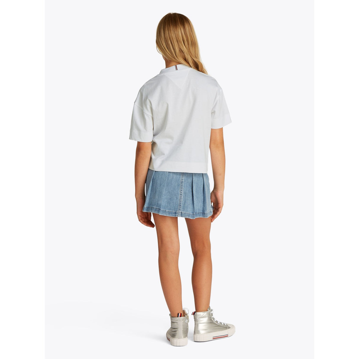 Tommy Hilfiger White Melange Varsity Archive T-Shirt