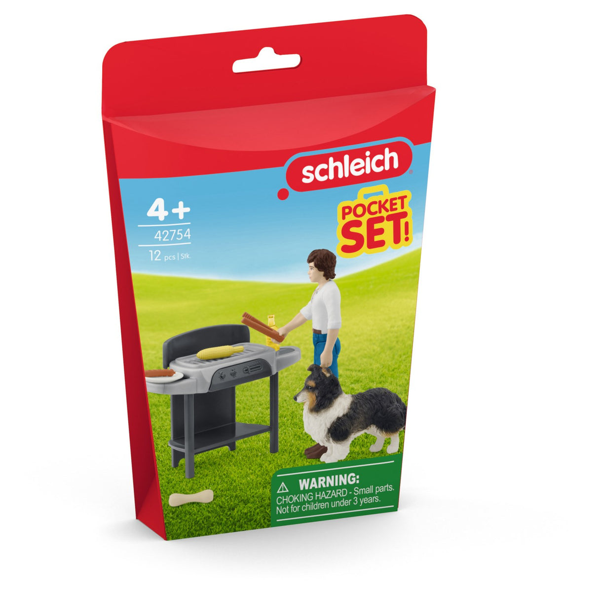 Schleich Pocket Set Barbecue With Tom
