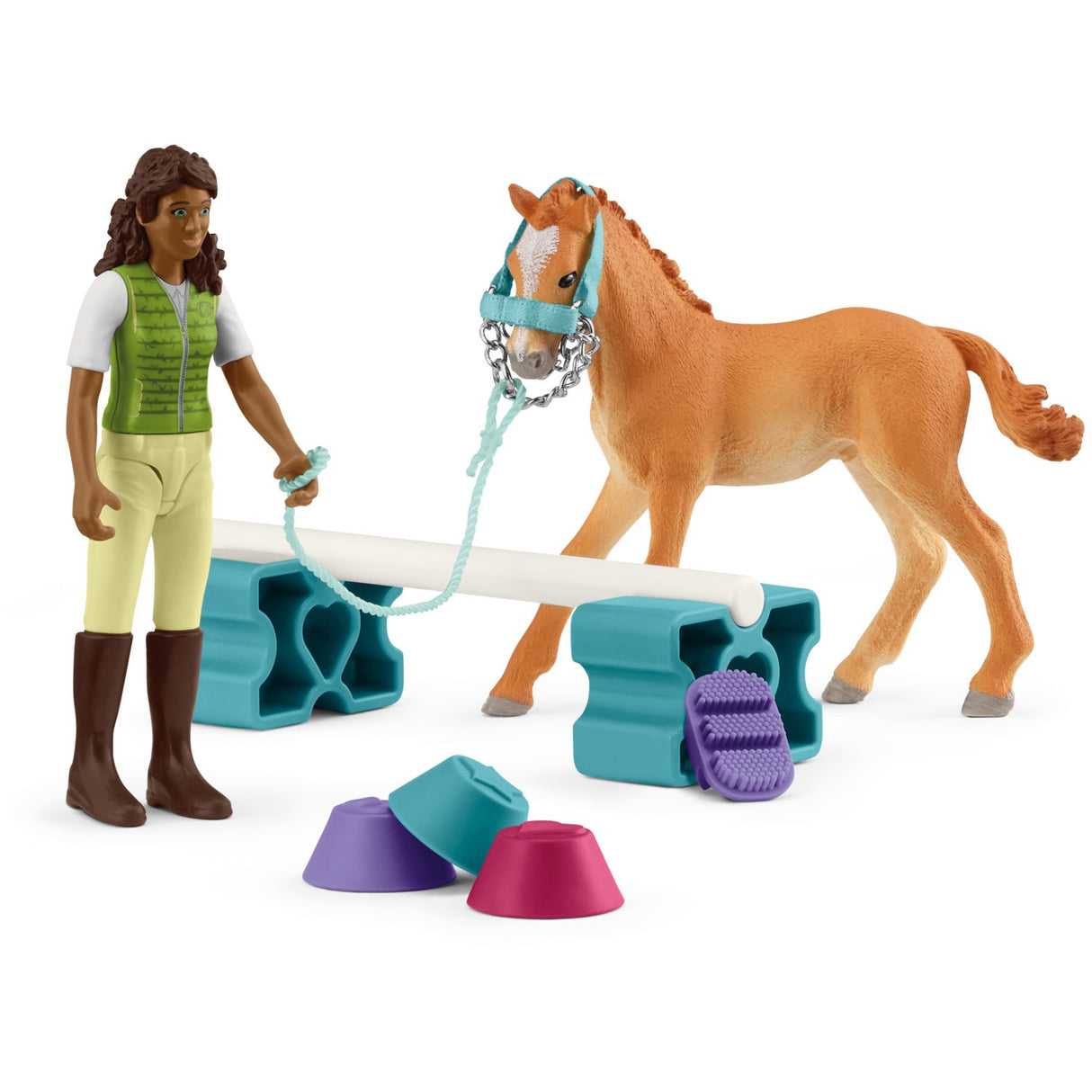 Schleich Pocket Set Training Set for Foal