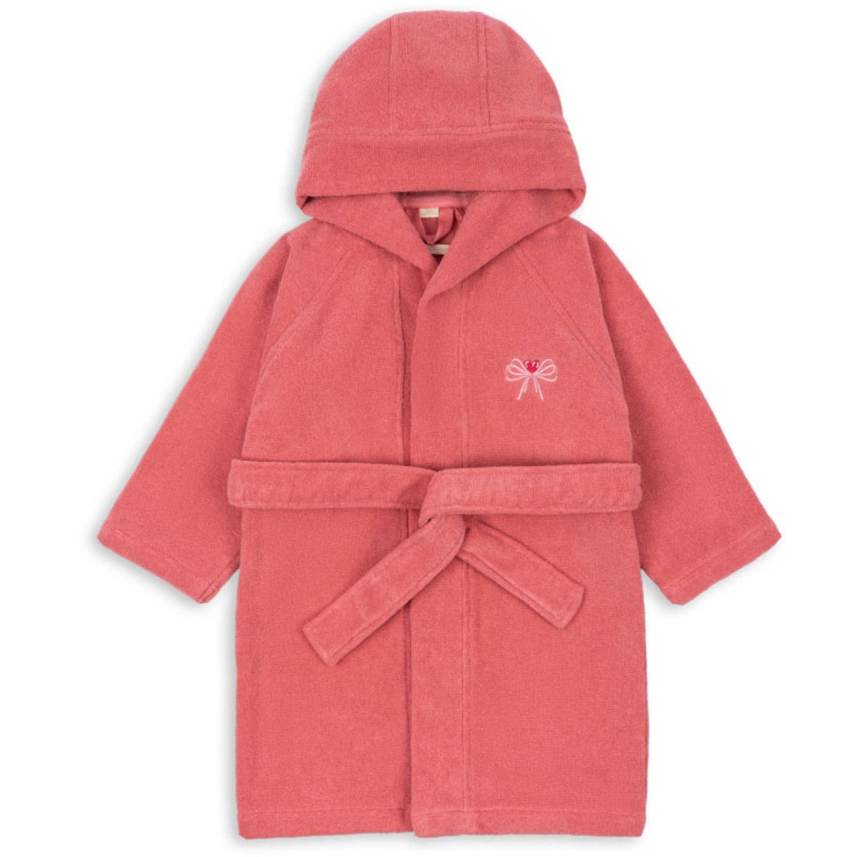 Konges Sløjd Flamingo Plume Terry Bathrobe Embroidery Gots