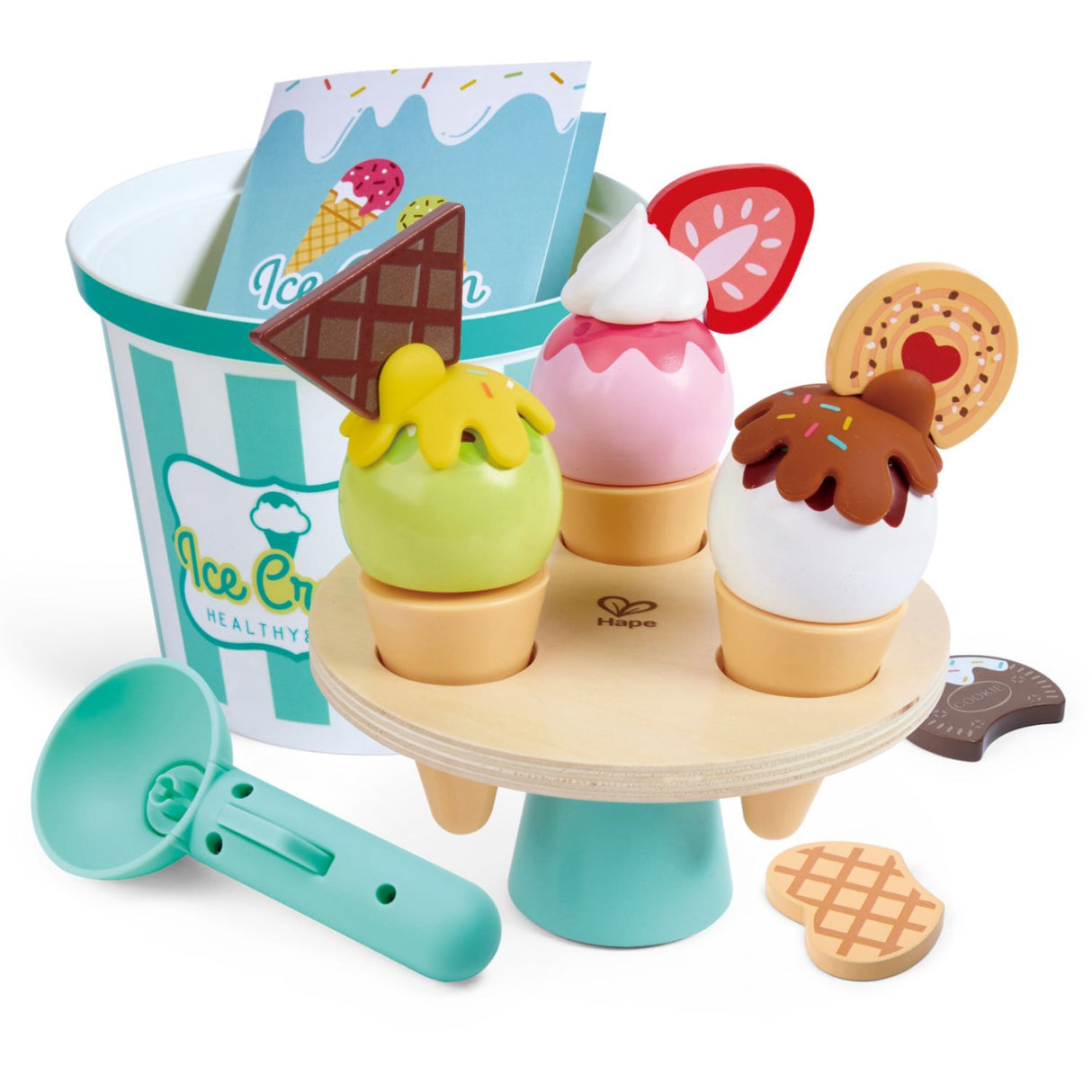 Hape Ice Cream Bucket Playset