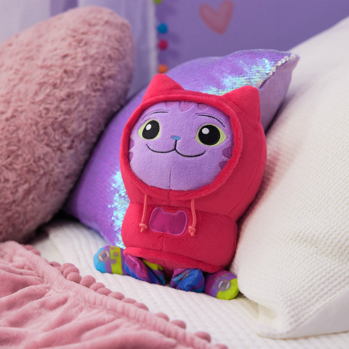 Gabby's Dollhouse Deluxe Plush DJ Catnip 25 Cm