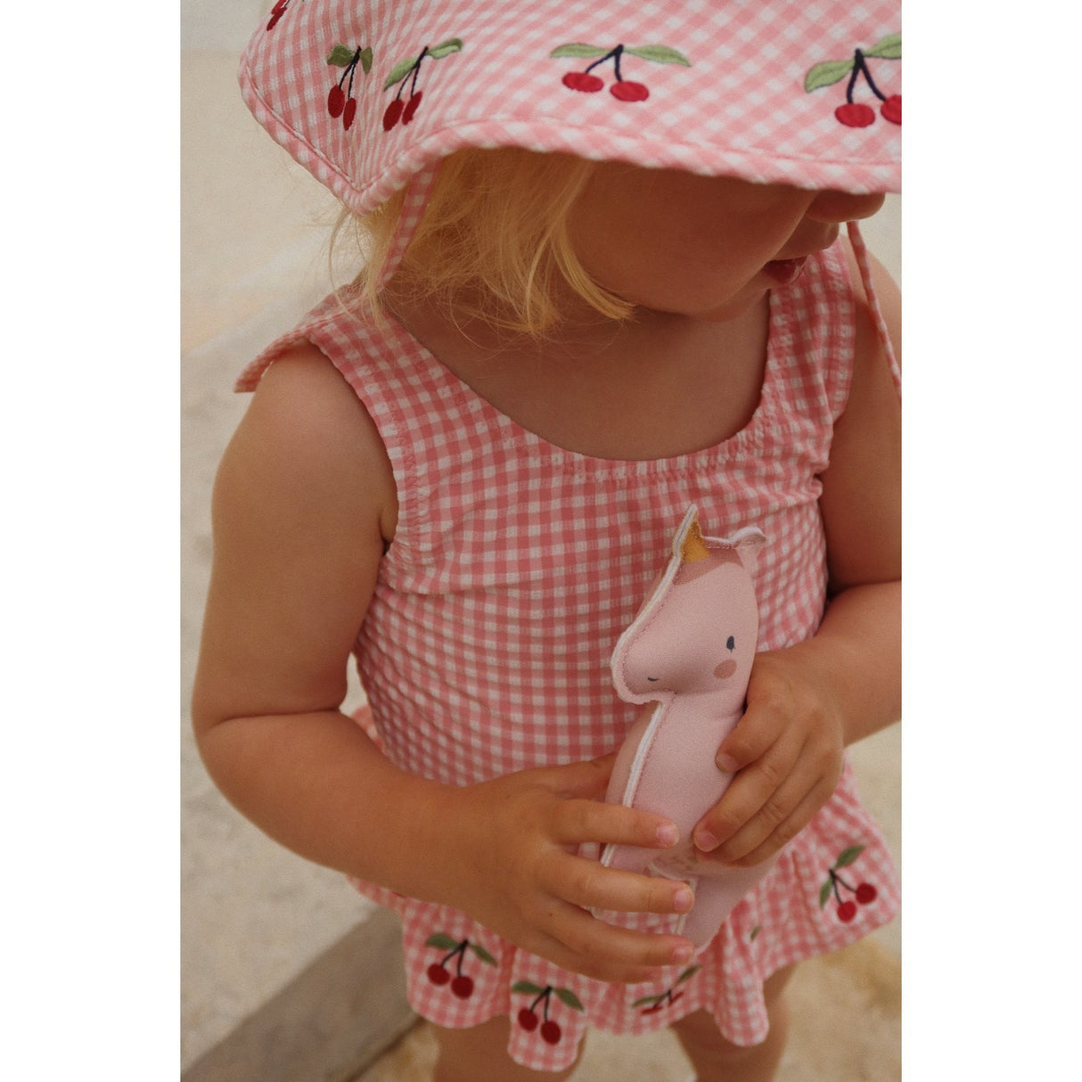 Konges Sløjd Geranium Pink Soline Swim Hat