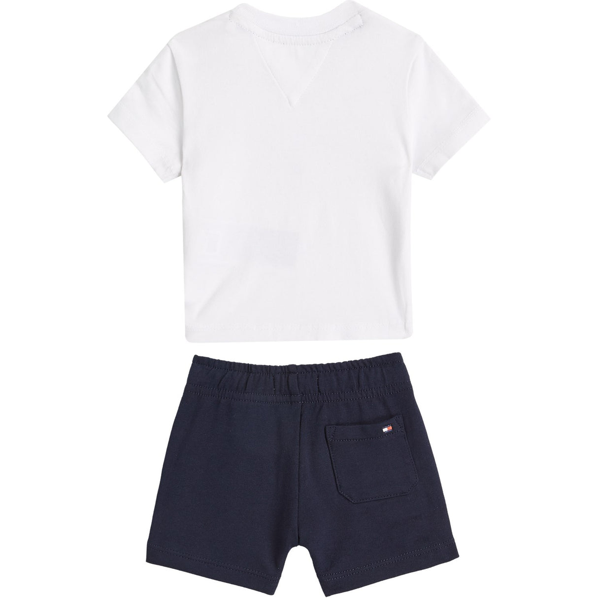 Tommy Hilfiger Dark Night Navy Monotype Tee And Short Set