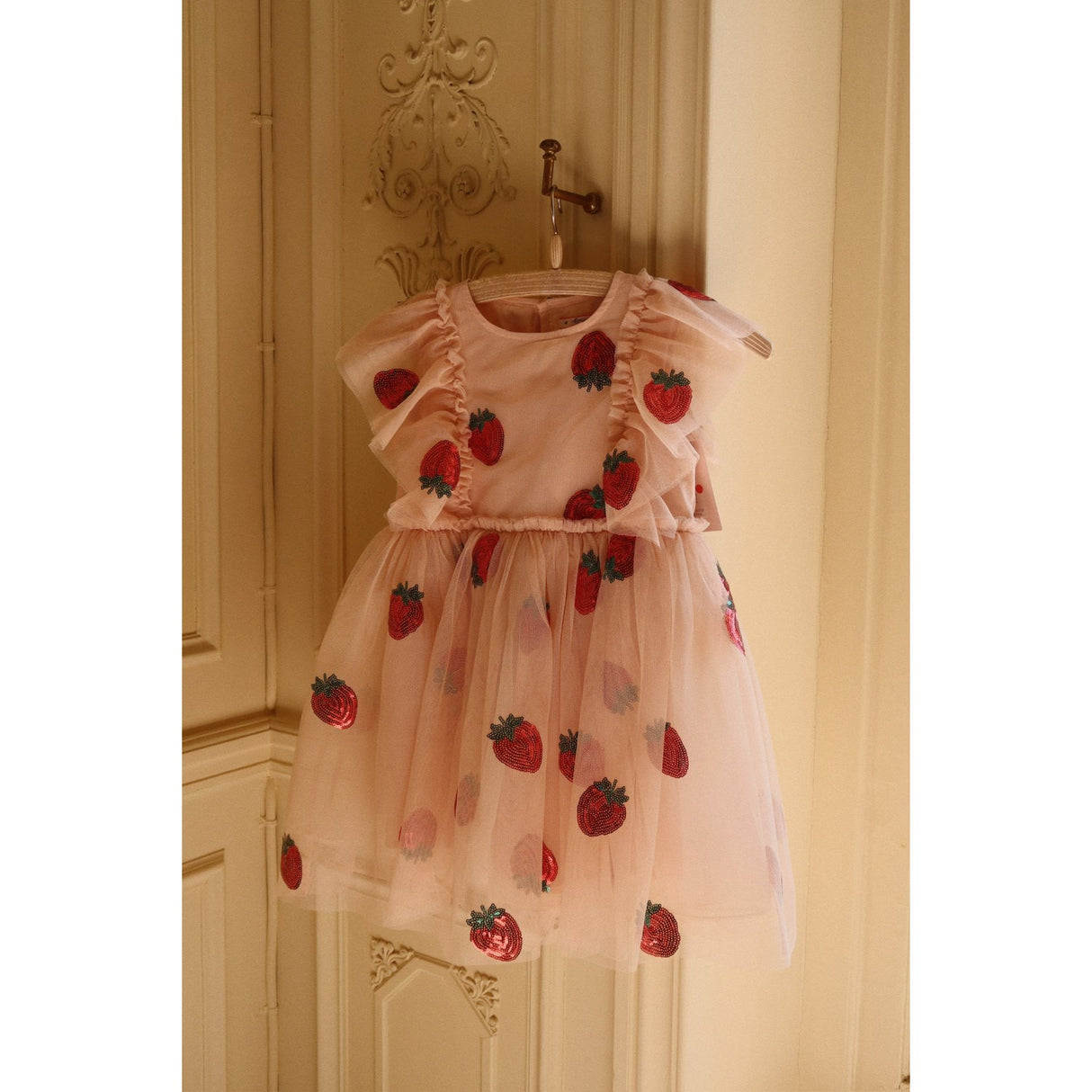 Konges Sløjd Strawberry Yvonne Frill Dress