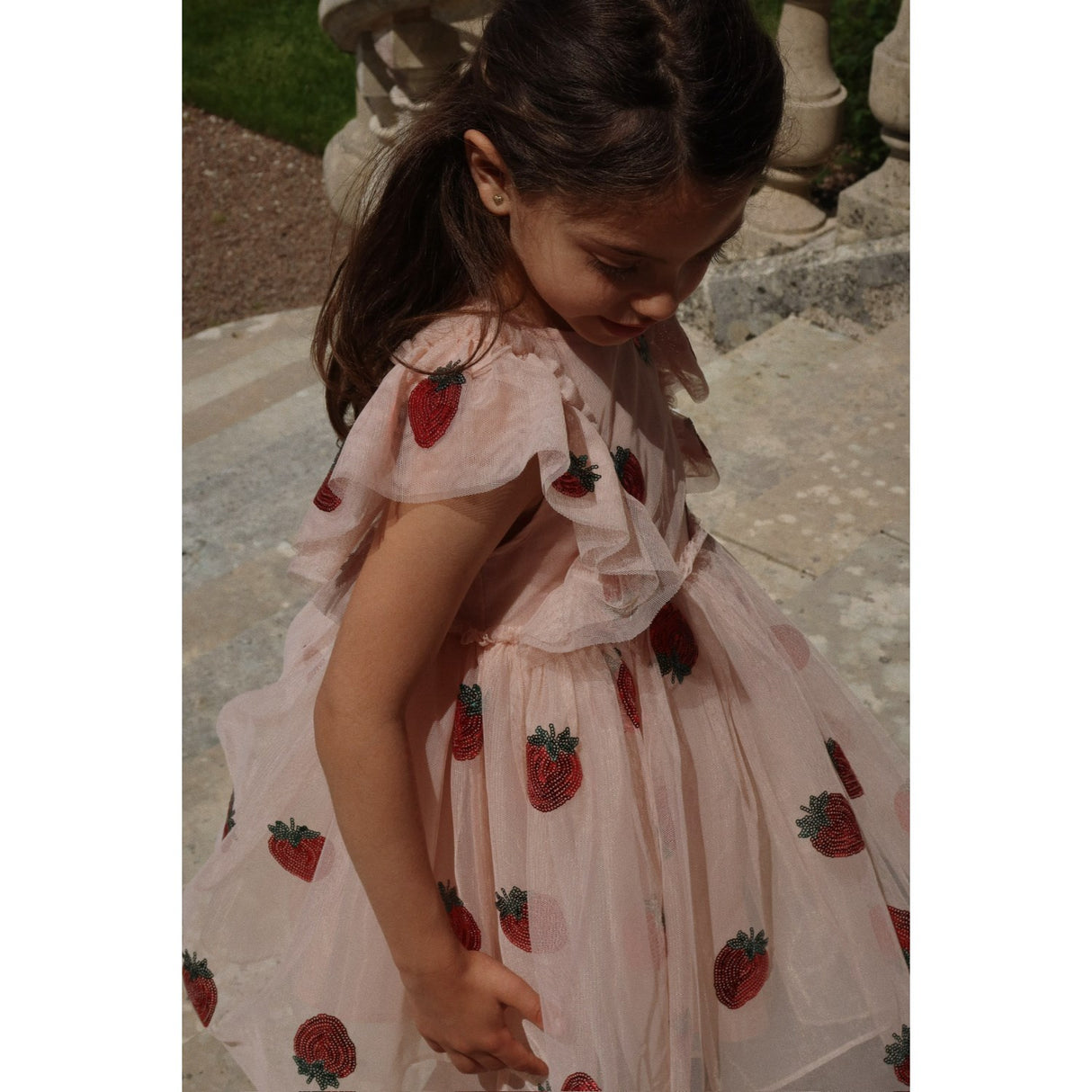 Konges Sløjd Strawberry Yvonne Frill Dress