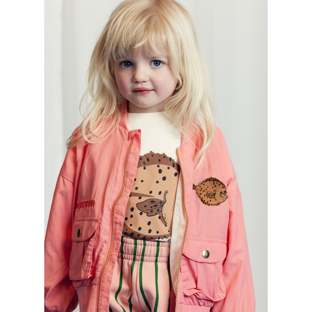 Mini Rodini Offwhite Flundra T-Shirt