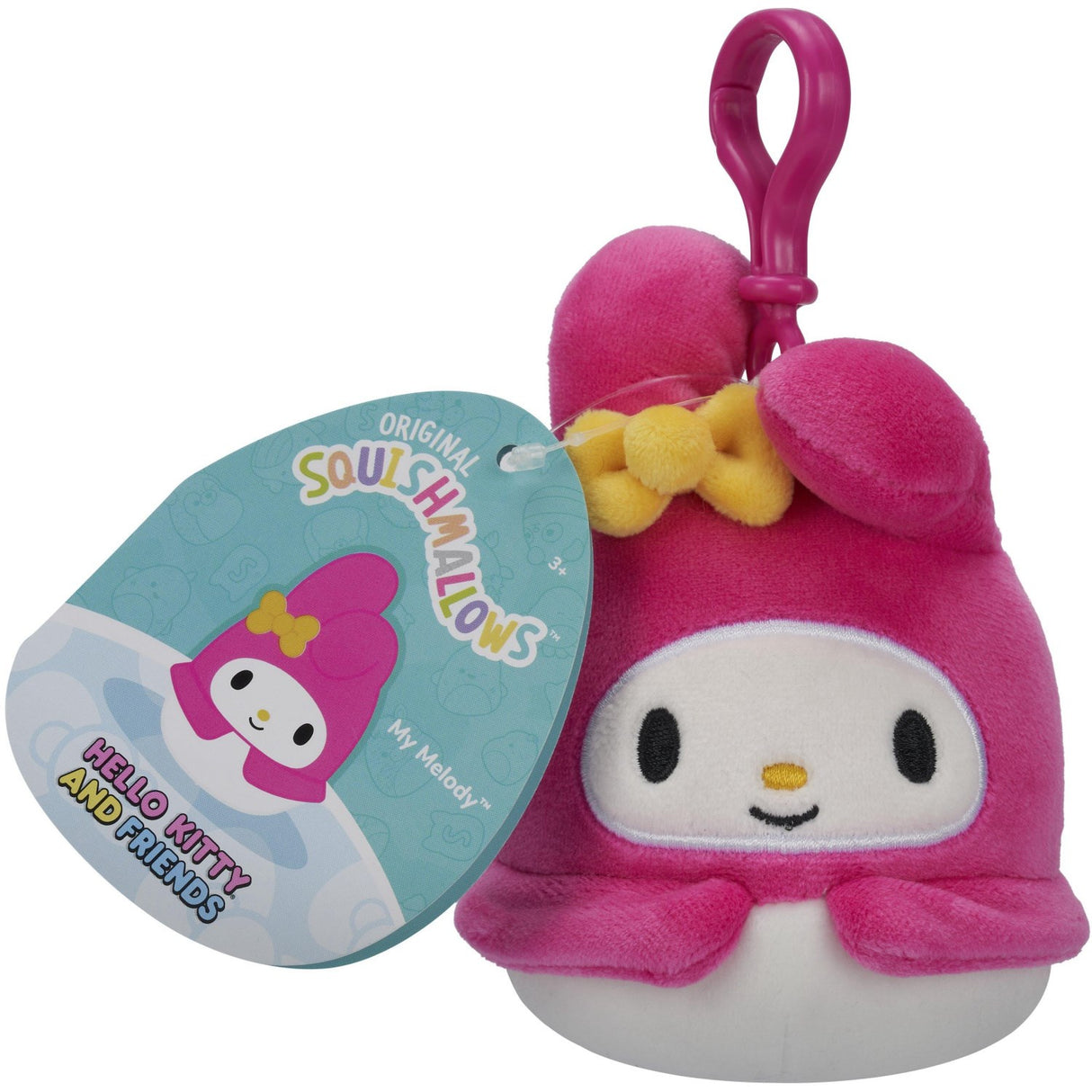 Squishmallows 9 Cm Clip-on Hello Kitty And Friends My Melody