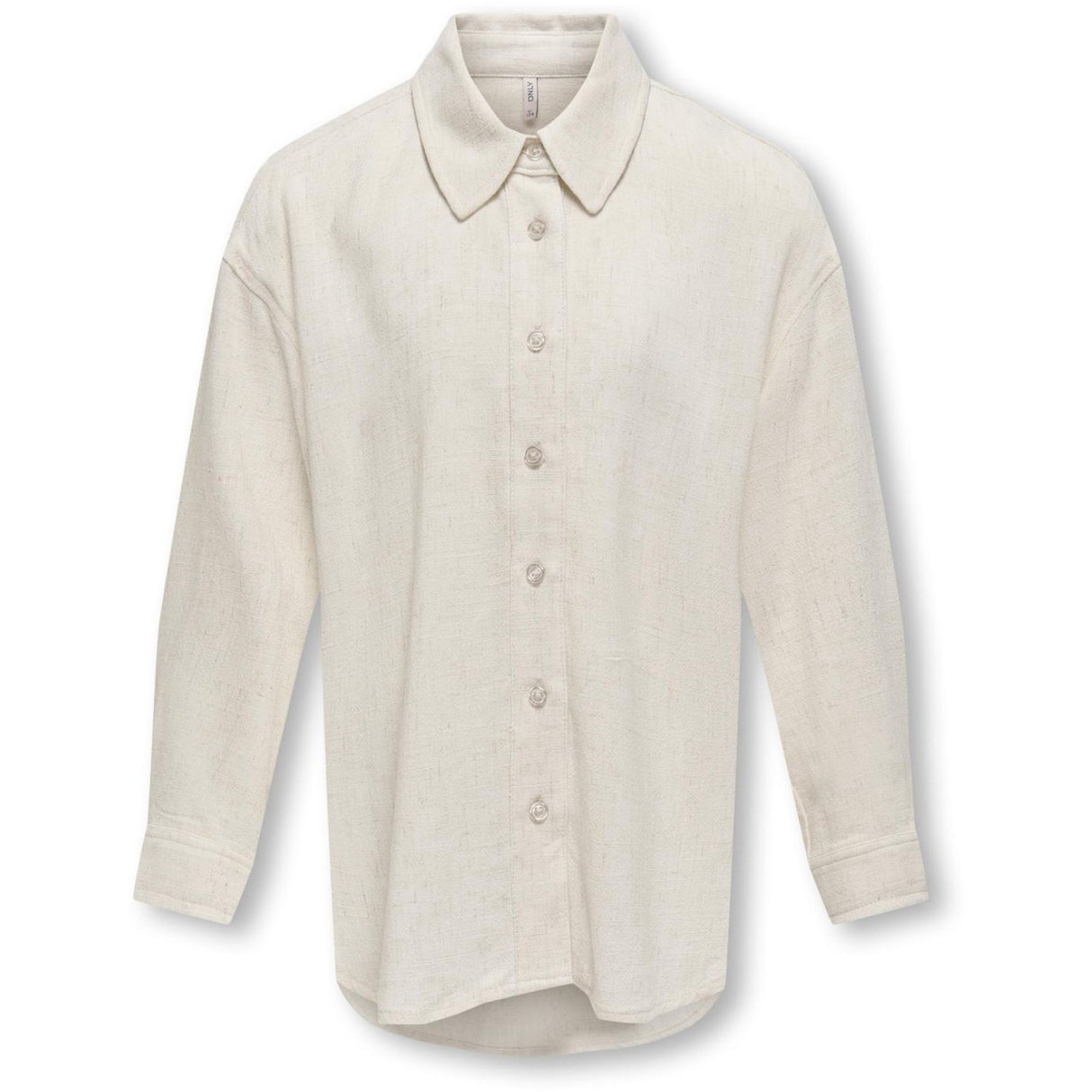 kids ONLY Moonbeam Siesta L/S Linen Blend Ovs Shirt Pnt