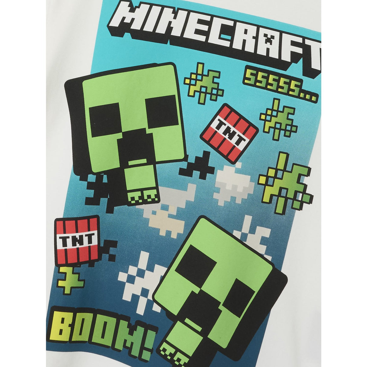 Name It Cloud Dancer Mus Minecraft Regular T-Shirt Noos