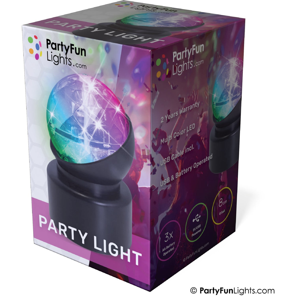Party Funlight Mini Party Lamp Ø: 8cm
