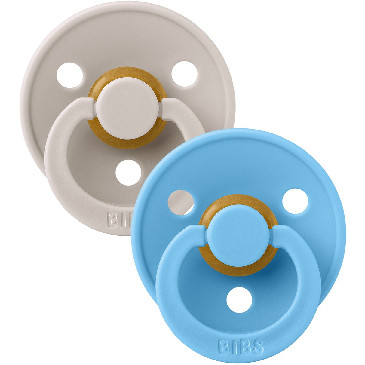 Bibs Mushroom/Breeze Pacifier Colour 2 Pack Latex