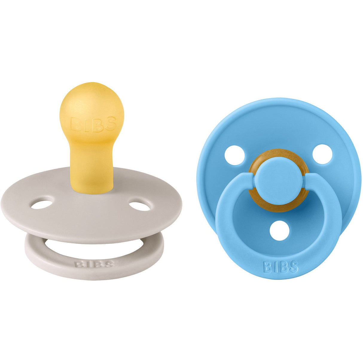 Bibs Mushroom/Breeze Pacifier Colour 2 Pack Latex