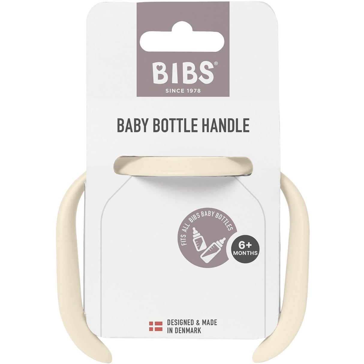 Bibs Ivory Baby Bottle Handle