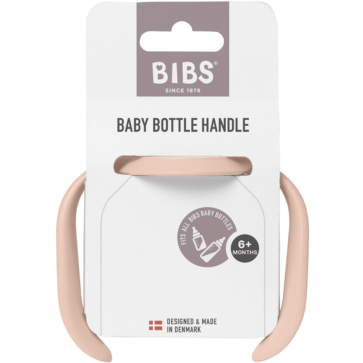 Bibs Blush Baby Bottle Handle