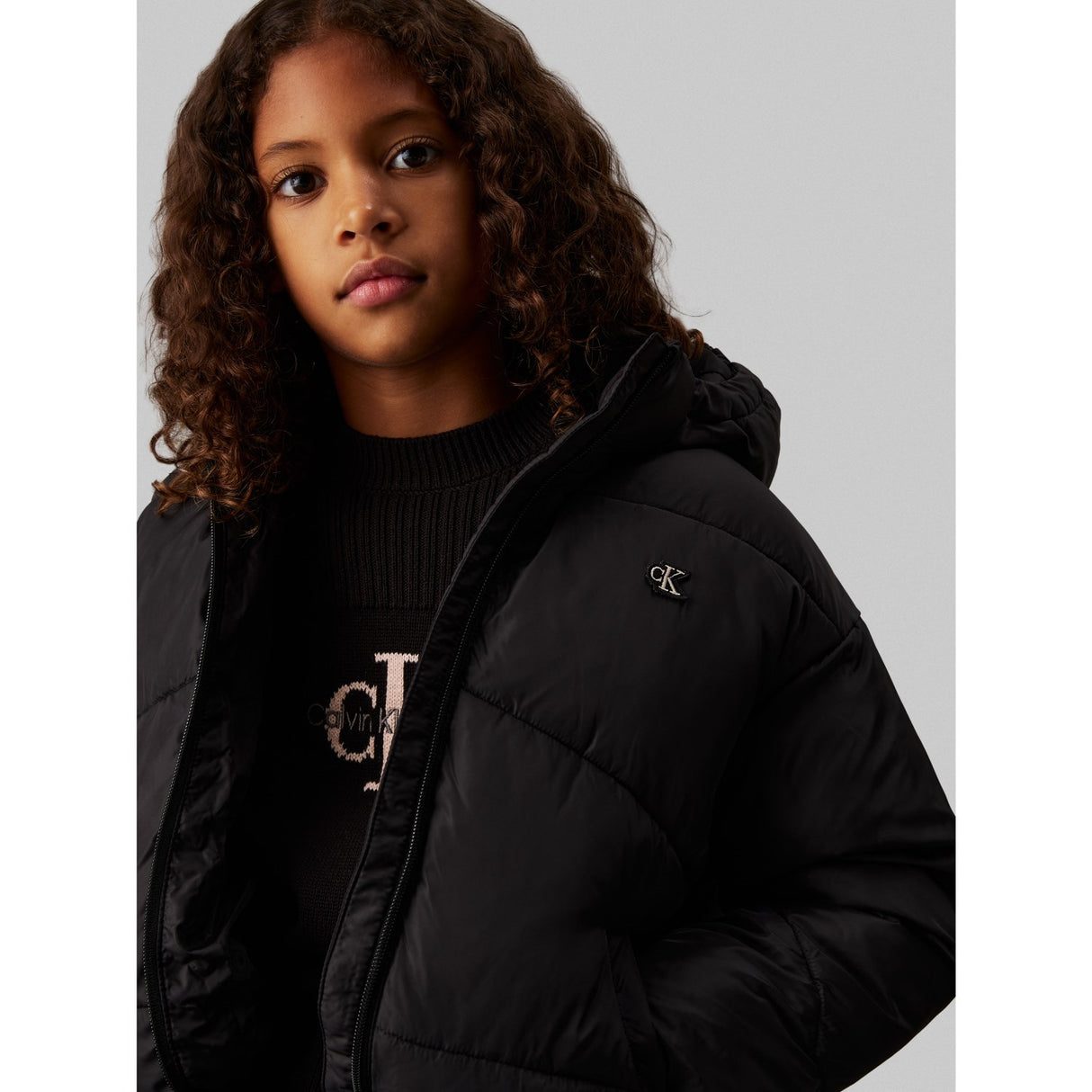 Calvin Klein Ck Short Puffer Jacket Ck Black