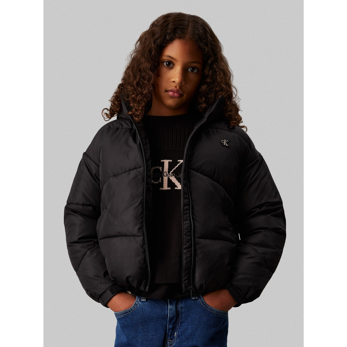 Calvin Klein Ck Short Puffer Jacket Ck Black