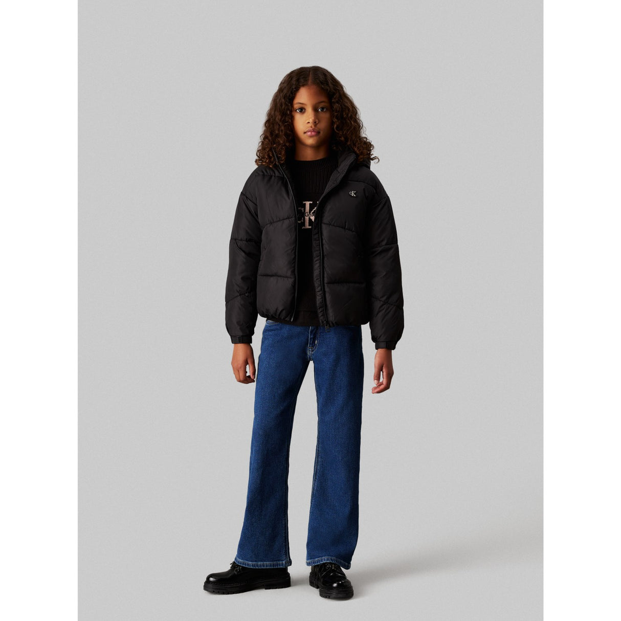 Calvin Klein Ck Short Puffer Jacket Ck Black