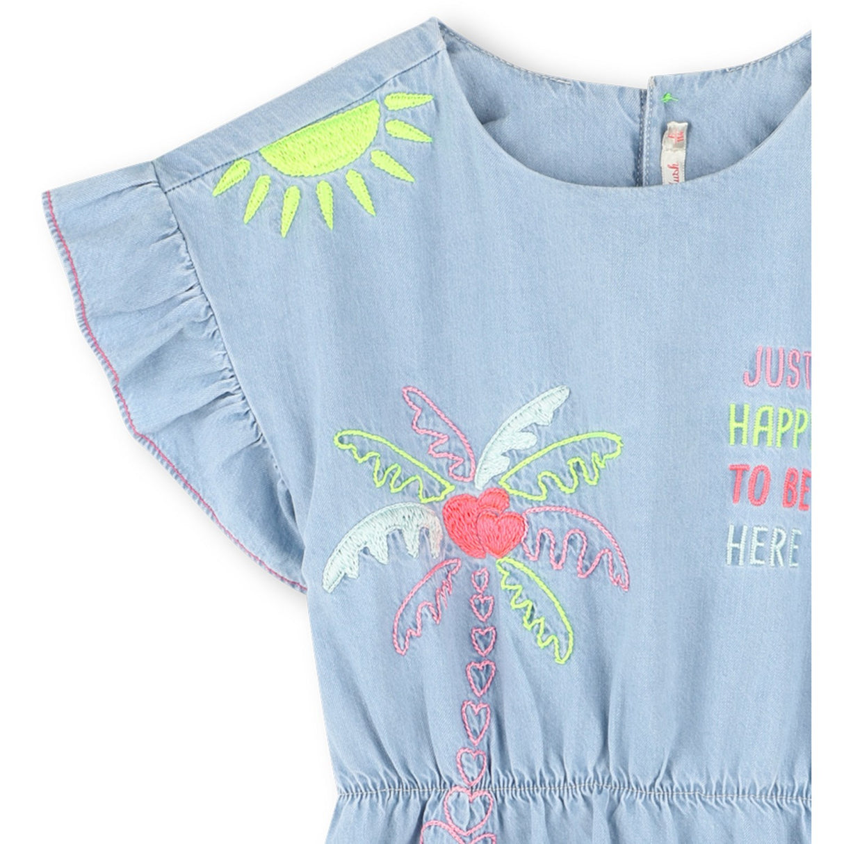 Carlieblush Bleach Denim Dress