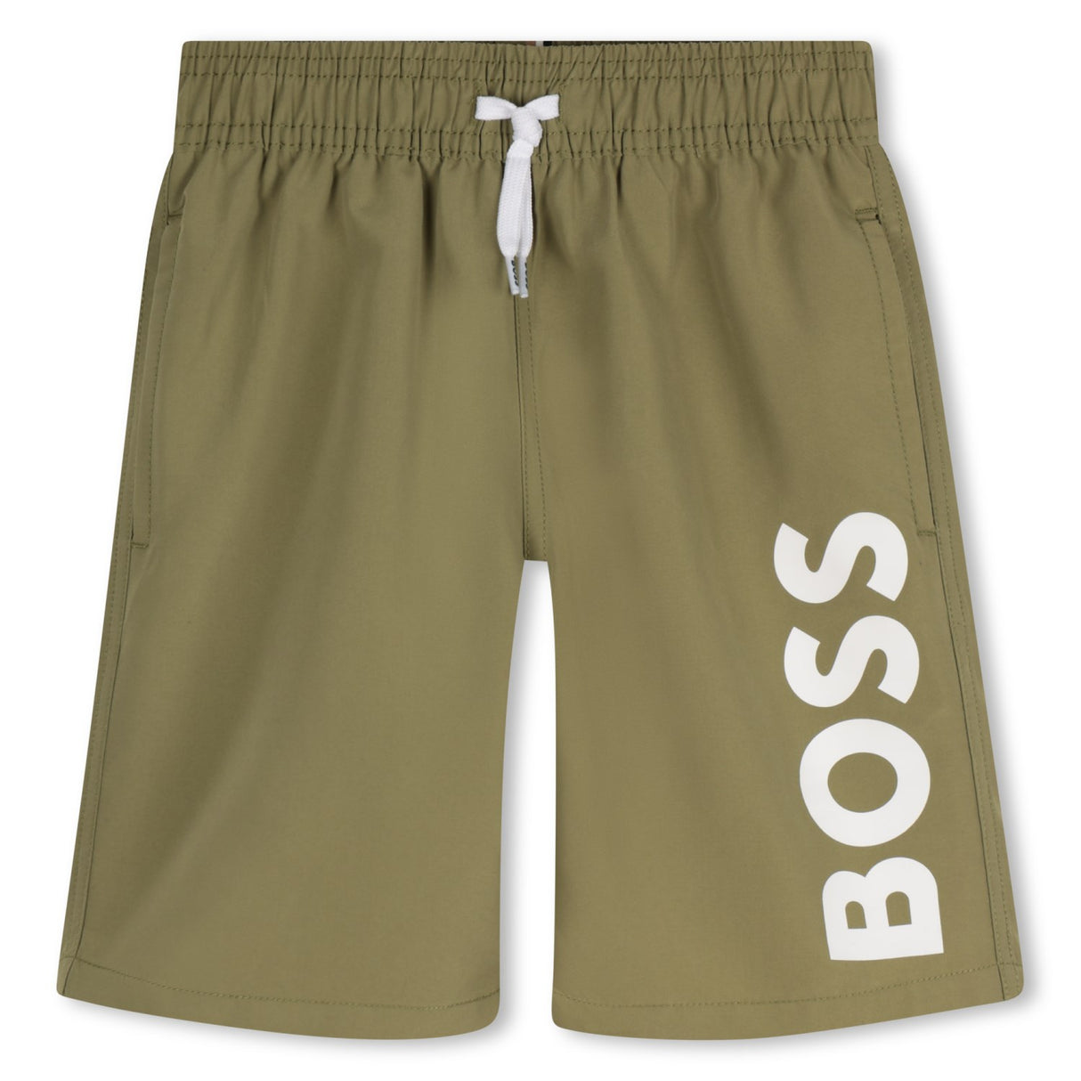 Hugo Boss Dark Green Swim Shorts