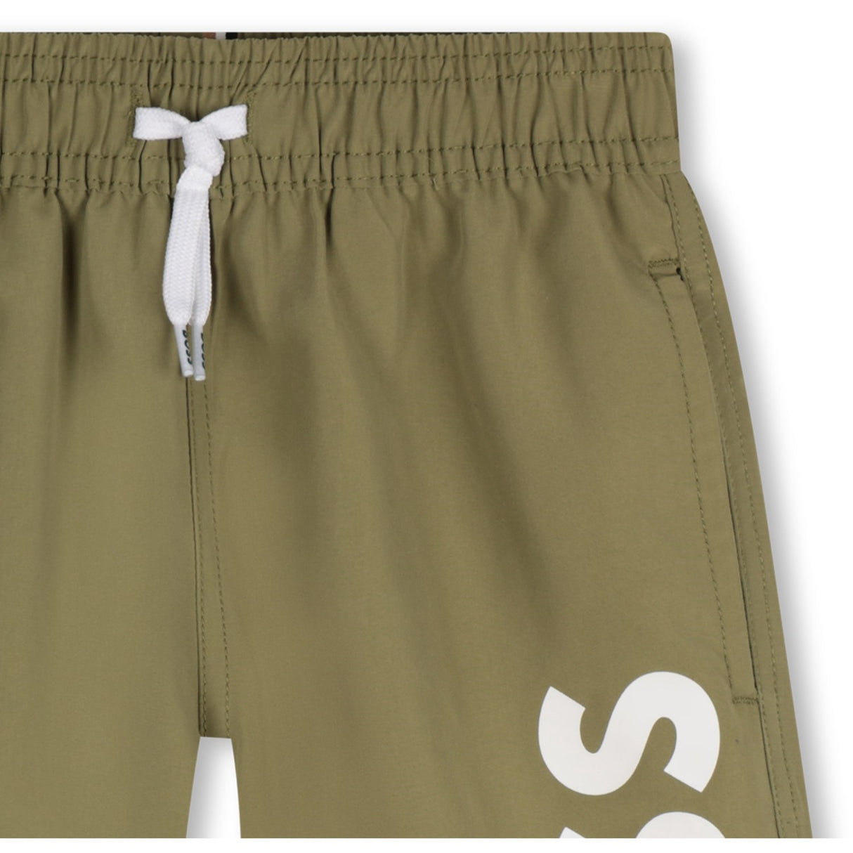 Hugo Boss Dark Green Swim Shorts