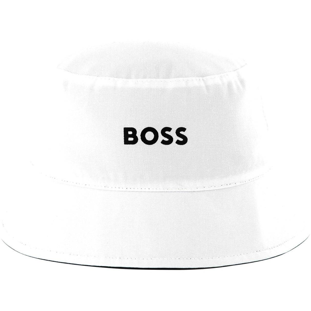 Hugo Boss White Reversible Bucket Hat