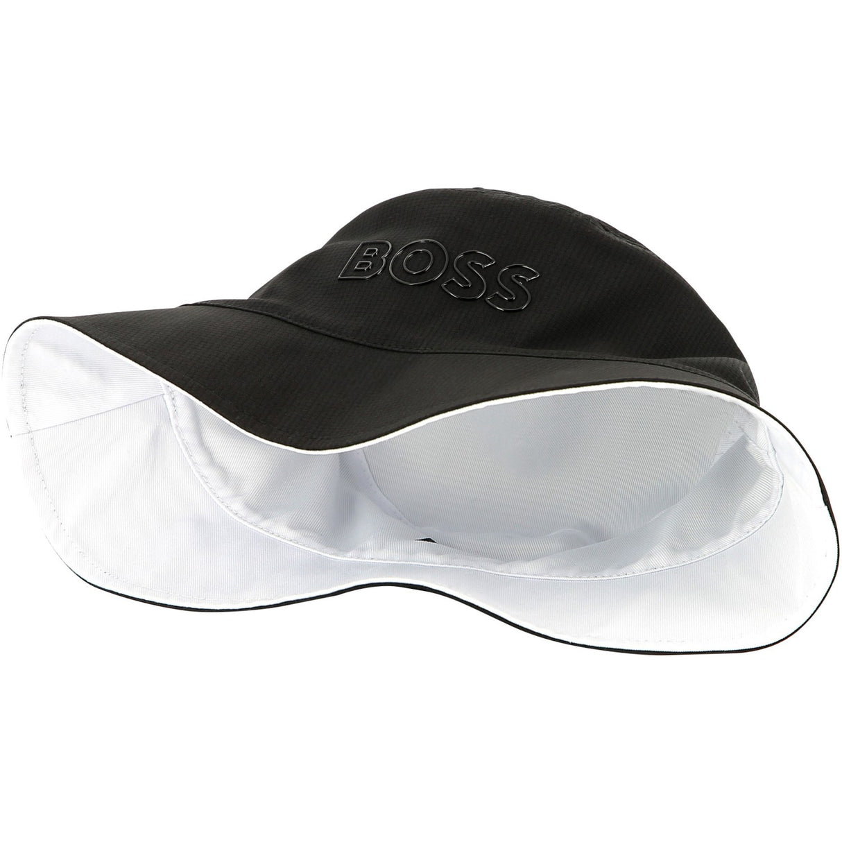 Hugo Boss White Reversible Bucket Hat