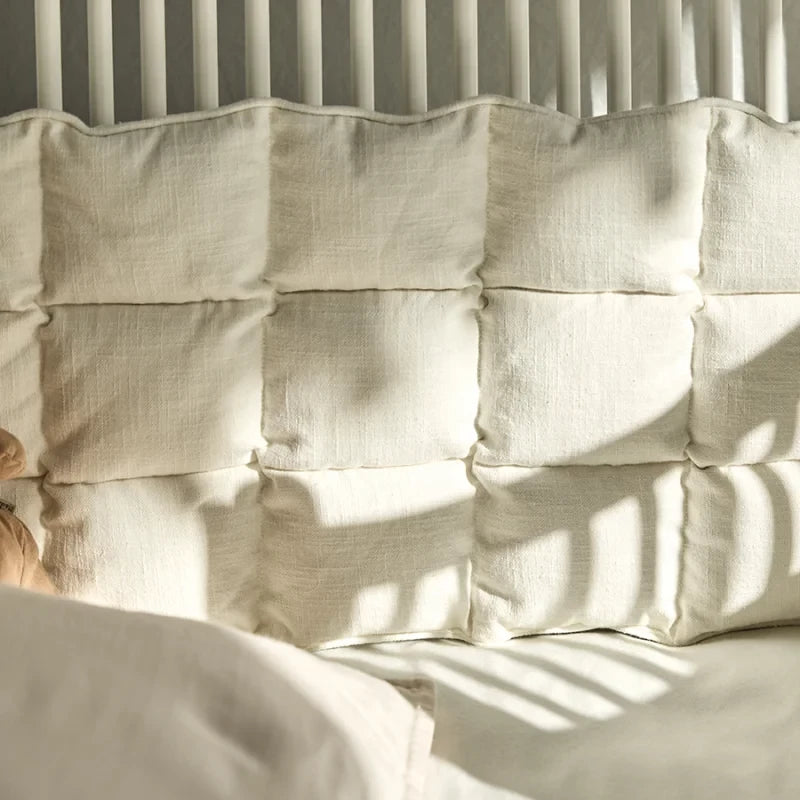 Cocoon Organic Kapok Cot Bumbet For Junior Bed 70x140 Soft Beige