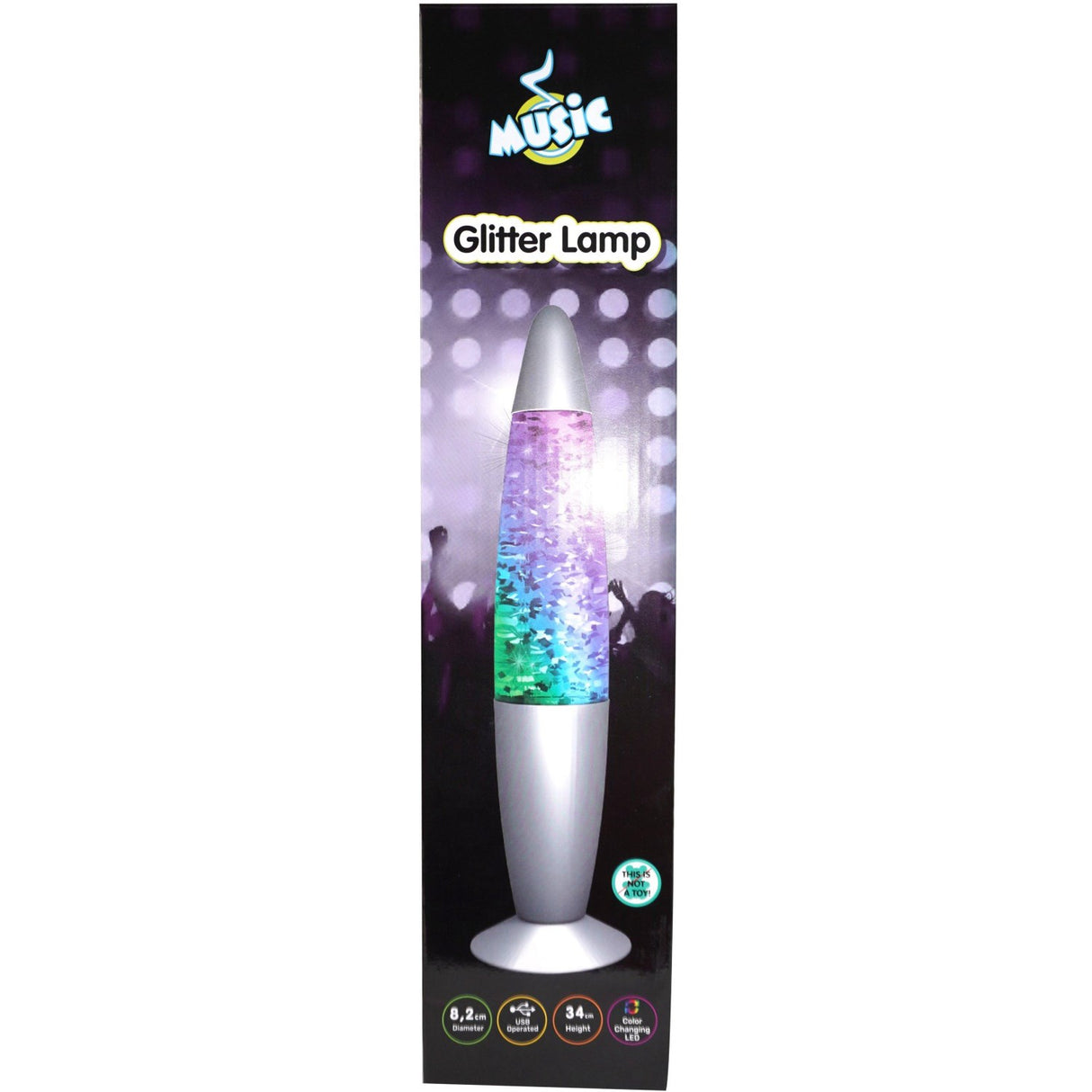 Music Glitter Lamp