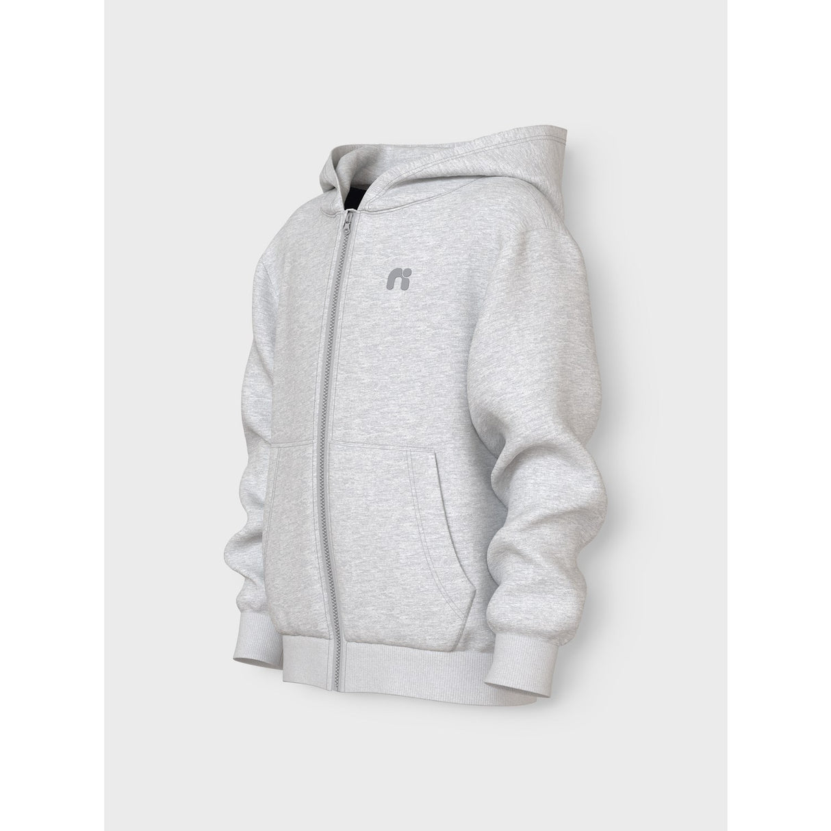 Name It Grey Melange Valon Regular Sweat Cardigan