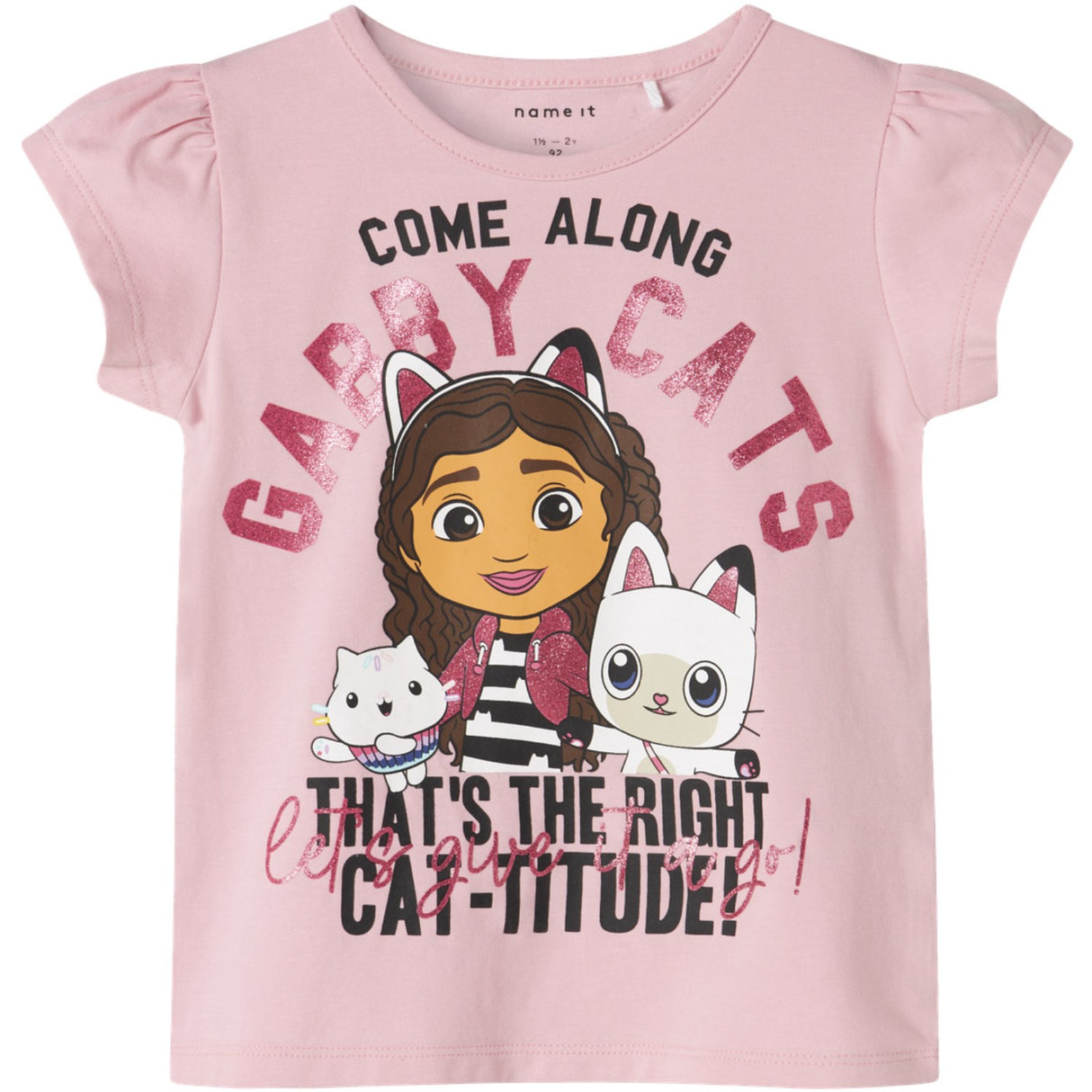 Name It Cameo Pink Maba Gabby'S Dollhouse T-Shirt