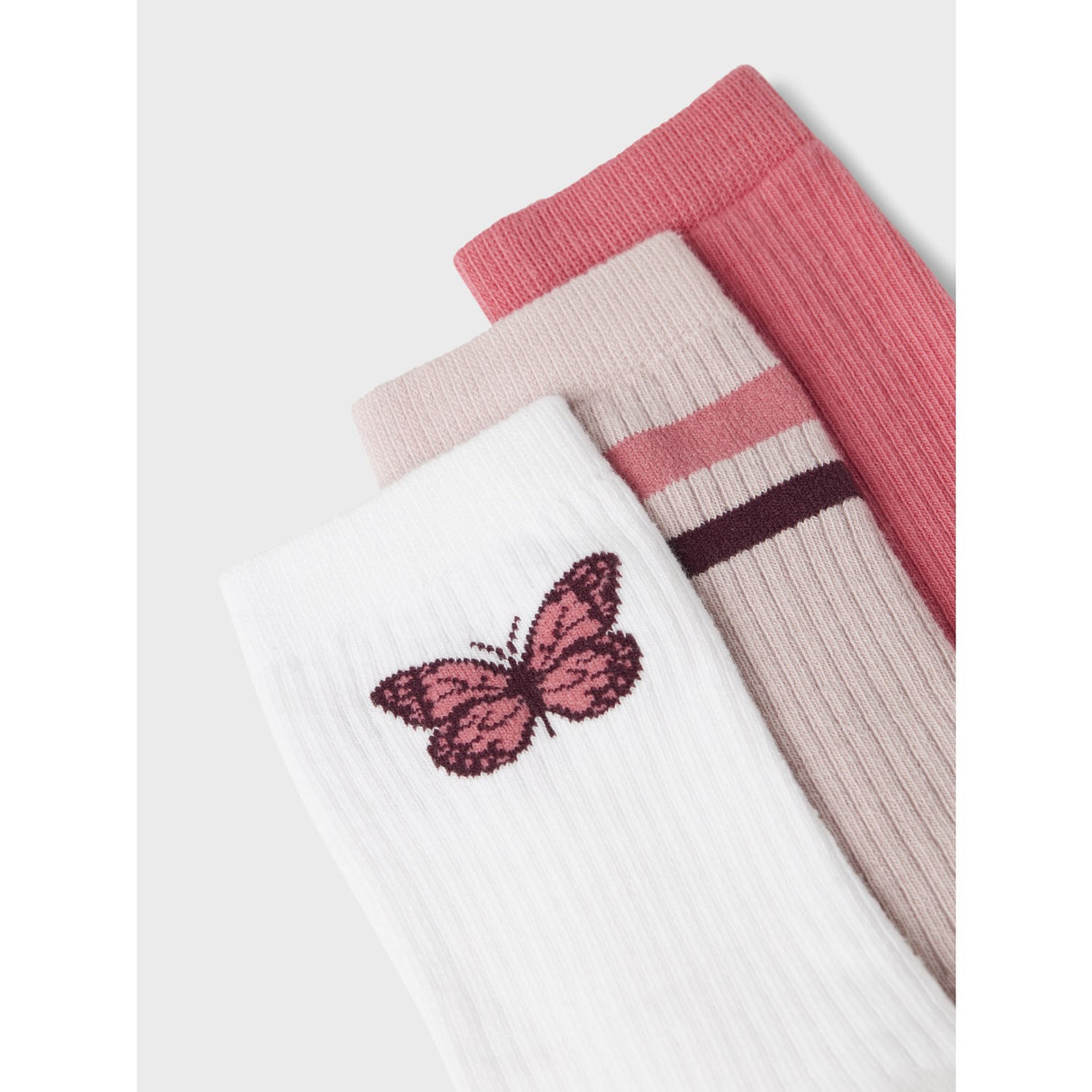 Name It Bright White Luna 3-Pack Socks