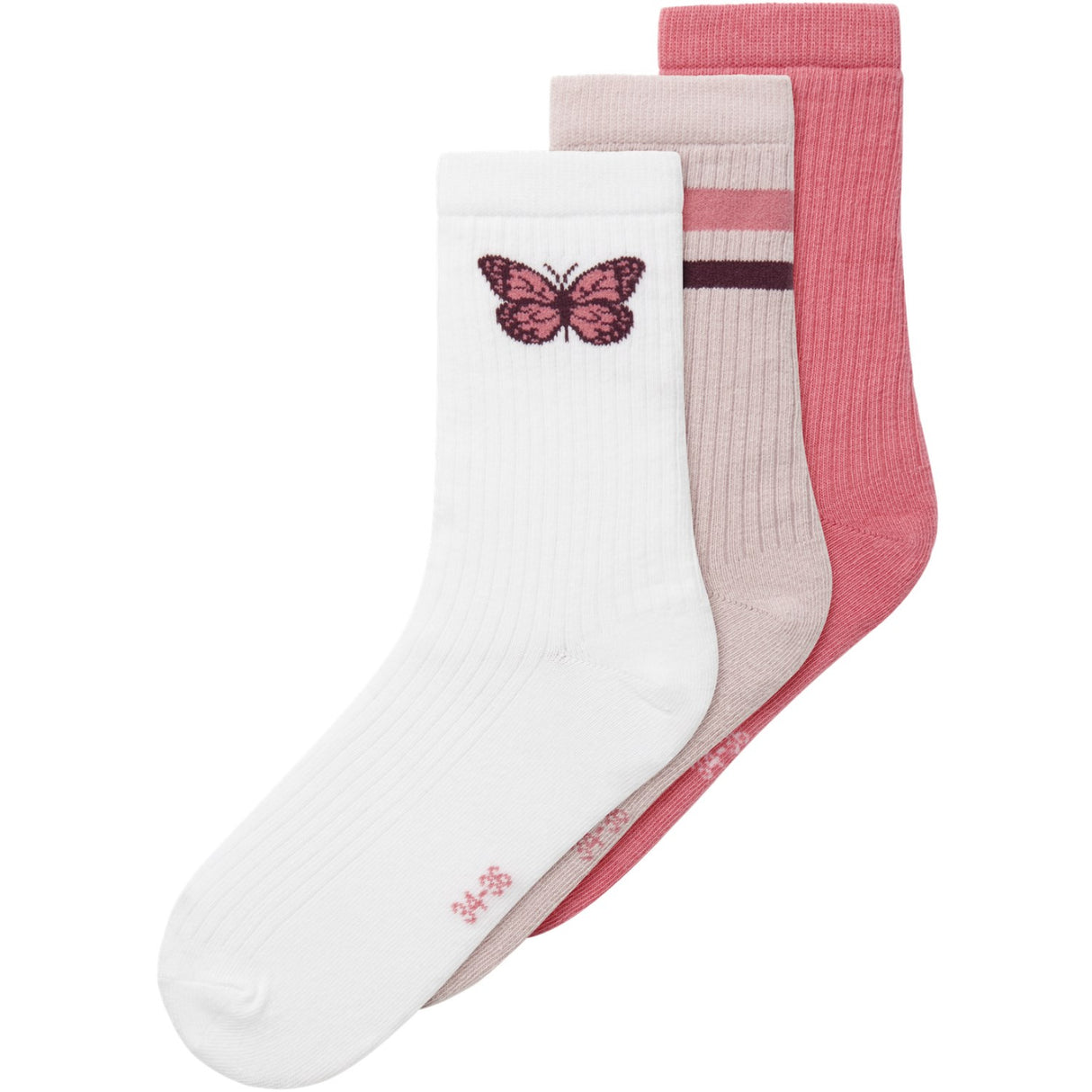 Name It Bright White Luna 3-Pack Socks