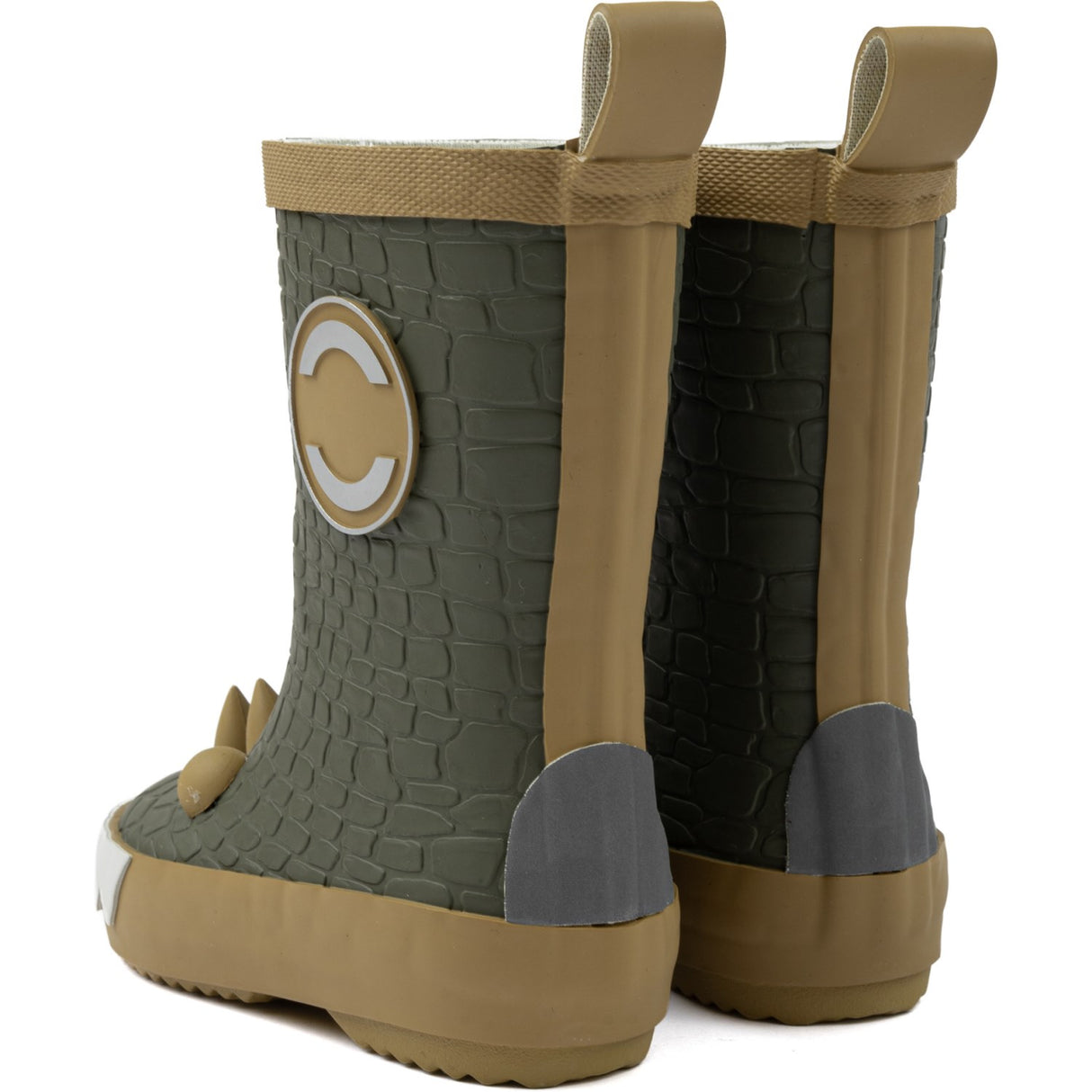 Mikk-Line Dusty Olive Dragon 3D Wellies
