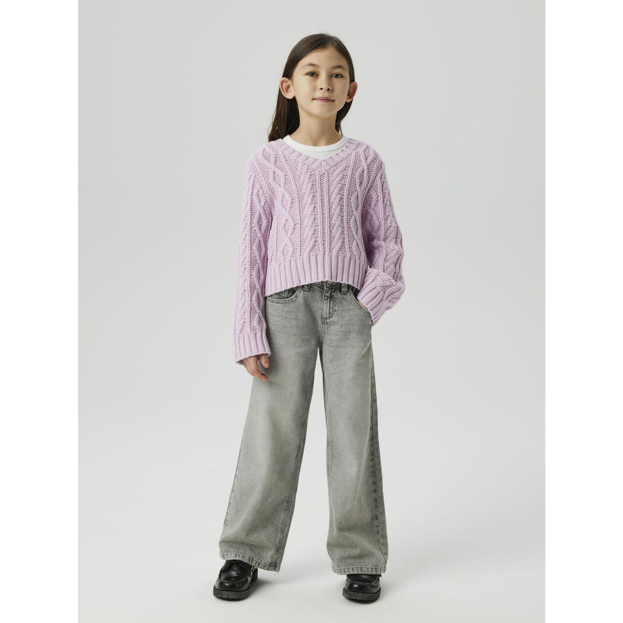 Name It Winsome Orchid Tanna Short Loose Knit