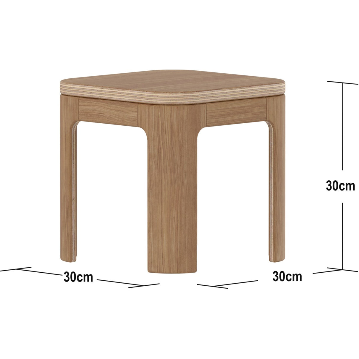FLEXA Oak Nova Taburet
