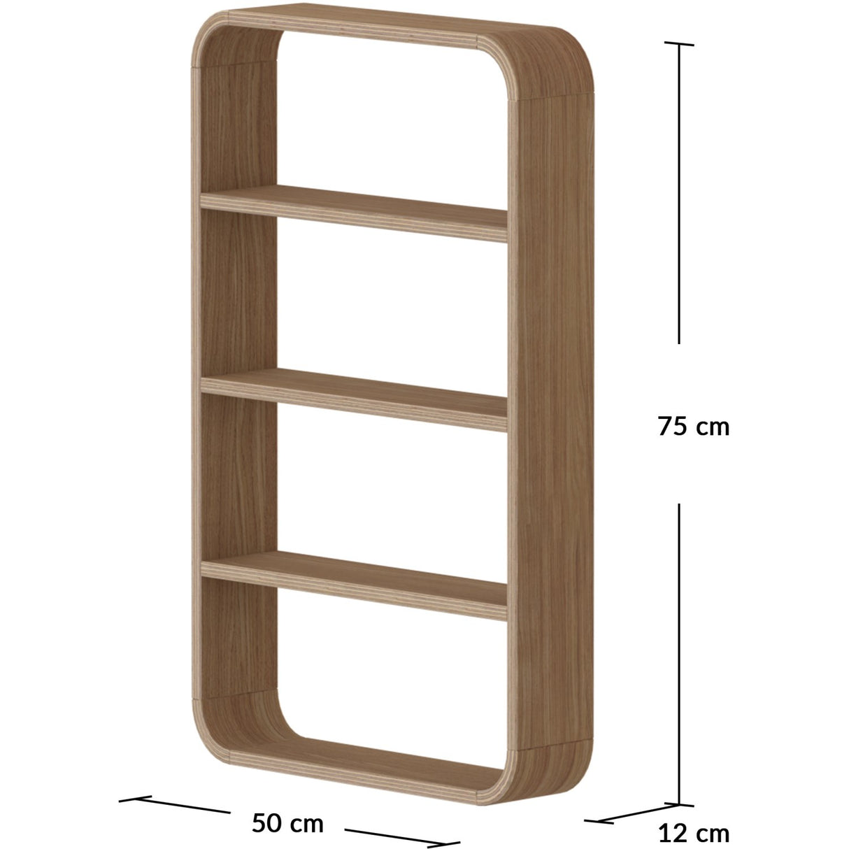 FLEXA Oak Væghængt Shelf