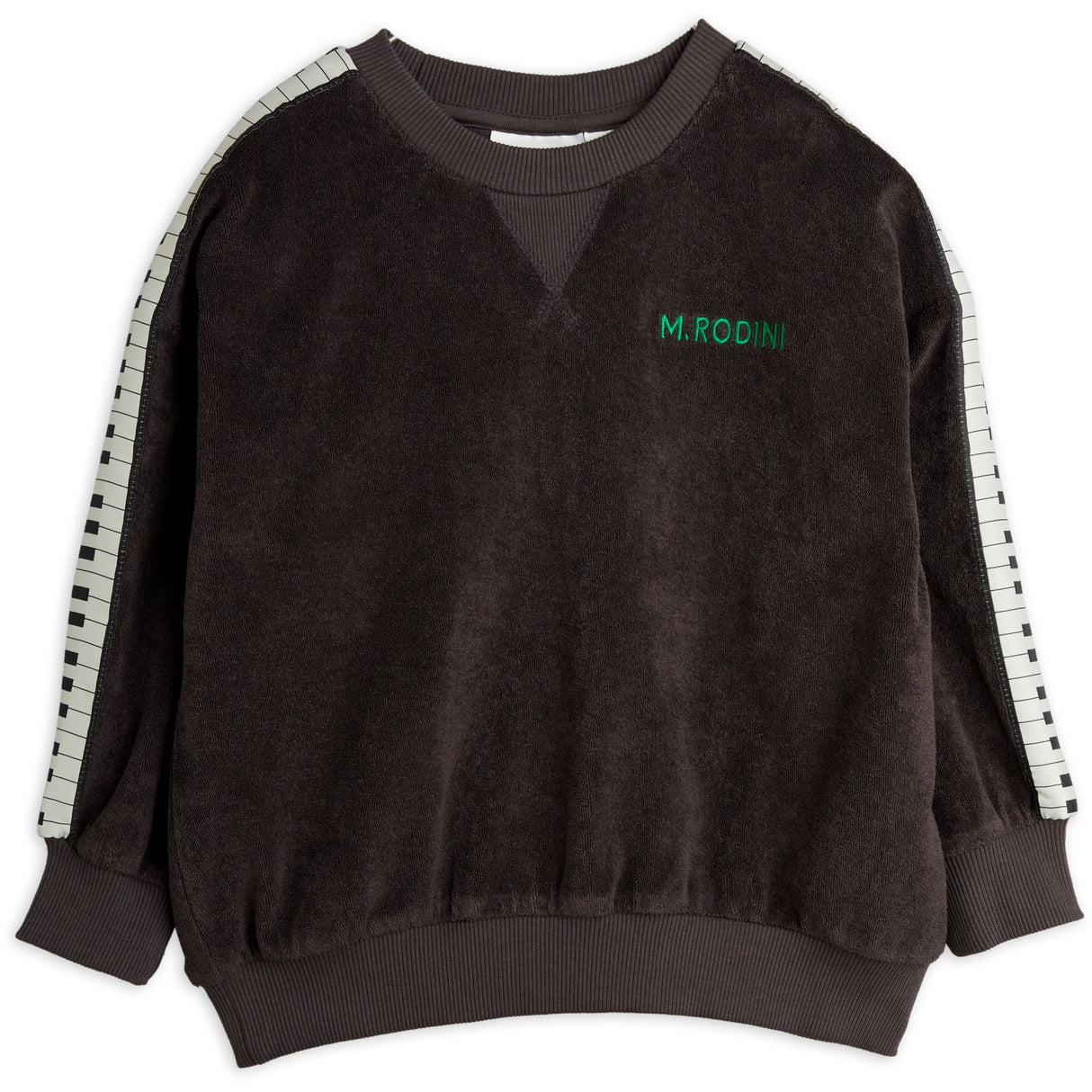 Mini Rodini Black Piano Terry Sweatshirt