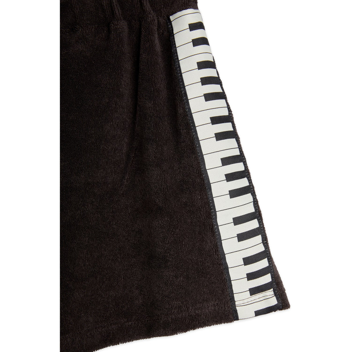 Mini Rodini Black Piano Terry Sweatshorts