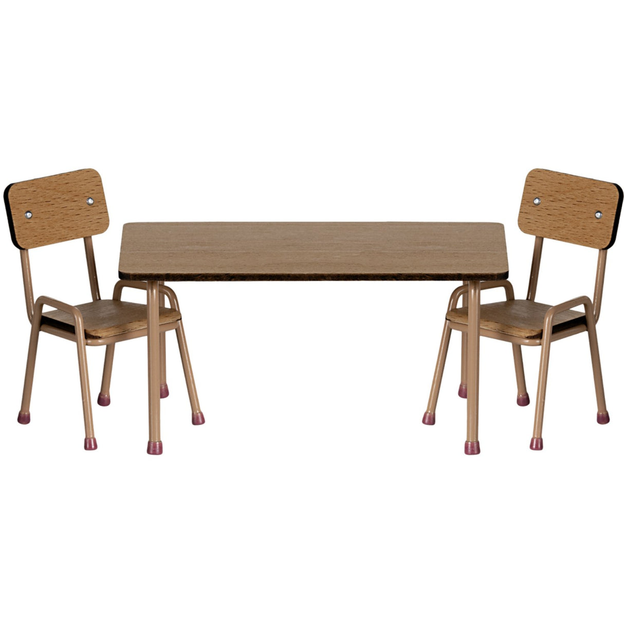 Maileg Table And Chair Set, Mouse - Dark Powder