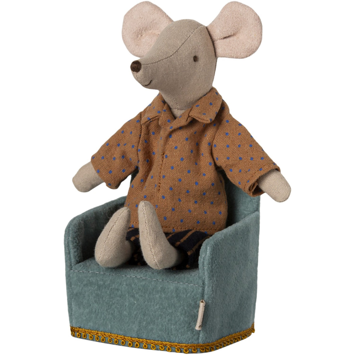 Maileg Folding Chair, Mouse - Mint